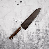 二唐刃物鍛造所 SG2 黒打ち 槌目 ペティナイフ 150mm 鞘付き
