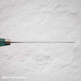 二唐刃物鍛造所 暗紋 SG2 レインドロップダマスカス ペティ 150mm