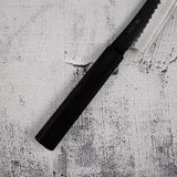 二唐刃物鍛造所 SG2 肉切り 165mm 黒打ち 槌目 エボニー材ハンドル