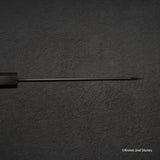 二唐刃物鍛造所 スーパーゴールド2 黒打ち 両刃 槌目 骨スキ 170mm エボニー