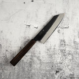 二唐刃物鍛造所 スーパーゴールド2 黒打ち 槌目 文化 180mm