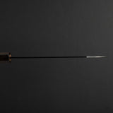 二唐刃物鍛造所 スーパーゴールド2 黒打ち 槌目 文化 180mm
