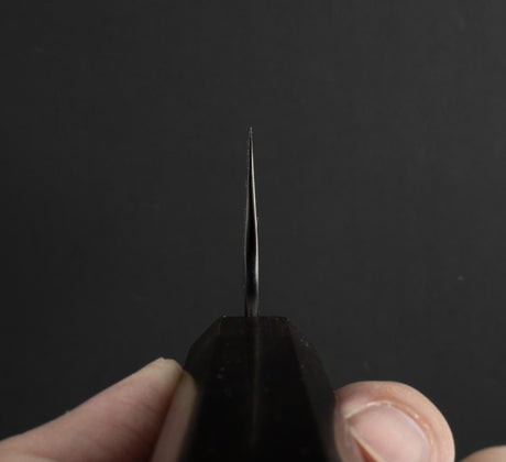 二唐刃物鍛造所 スーパーゴールド2 黒打ち 槌目 牛刀 210mm