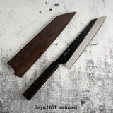二唐刃物鍛造所 スーパーゴールド2 黒打ち 槌目 切付牛刀 240mm