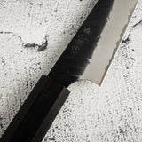 二唐刃物鍛造所 SG2 黒打ち 槌目 ペティナイフ 120mm