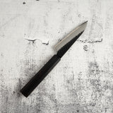 二唐刃物鍛造所 SG2 黒打ち 槌目 ペティナイフ 120mm