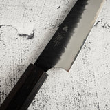 二唐刃物鍛造所 スーパーゴールド2 黒打ち 槌目 ペティナイフ 150mm
