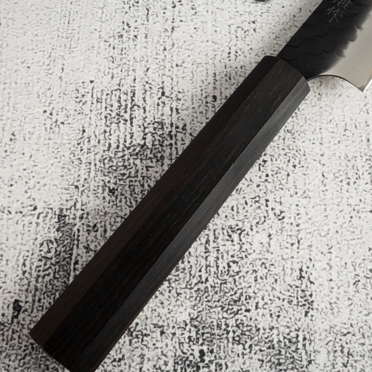 二唐刃物鍛造所 スーパーゴールド2 黒打ち 槌目 ペティナイフ 150mm