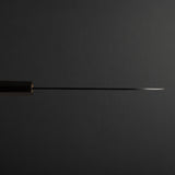 二唐刃物鍛造所 スーパーゴールド2 黒打ち 槌目 ペティナイフ 150mm