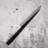 二唐刃物鍛造所 スーパーゴールド2 黒打ち 槌目 筋引 240mm