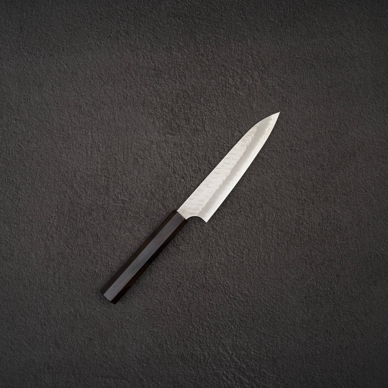 二唐刃物鍛造所 SG2 マット磨き 槌目 ペティナイフ 150mm