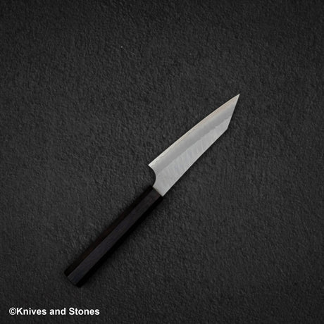 二唐刃物鍛造所 スーパーゴールド2 マット磨き 槌目 切付ペティ 120mm