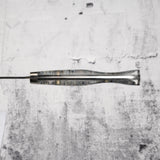 二唐刃物鍛造所 スーパーゴールド2 先丸筋引 270mm 黒打ち 槌目 白蝶貝ハンドル