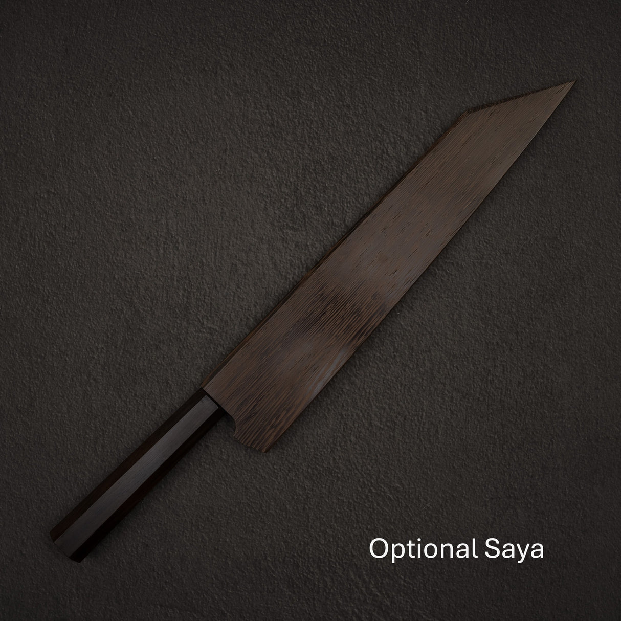 二唐刃物鍛造所 スーパーゴールド2 槌目 黒打ち 切付牛刀 270mm エボニーハンドル