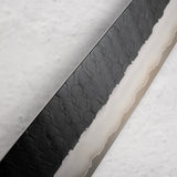 二唐刃物鍛造所 SG2 槌目 黒打ち 切付筋引 255mm