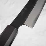 二唐刃物鍛造所 SG2 槌目黒打ち 先丸筋引 300mm