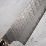二唐刃物鍛造所 SG2 槌目マット磨き 三徳 180mm
