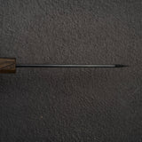 二唐刃物鍛造所 スーパーゴールド2 黒打ち 両刃 槌目 骨スキ 150mm エボニー