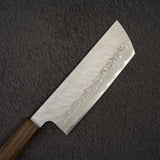 二唐刃物鍛造所 V金10号 ダマスカス 槌目 菜切 165mm