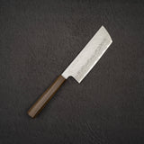 二唐刃物鍛造所 V金10号 ダマスカス 槌目 菜切 165mm