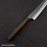 二唐刃物鍛造所 青紙スーパー マット磨き 槌目 ペティ 150mm