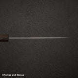 二唐刃物鍛造所 青紙スーパー マット磨き 槌目仕上げ ペティナイフ 150mm