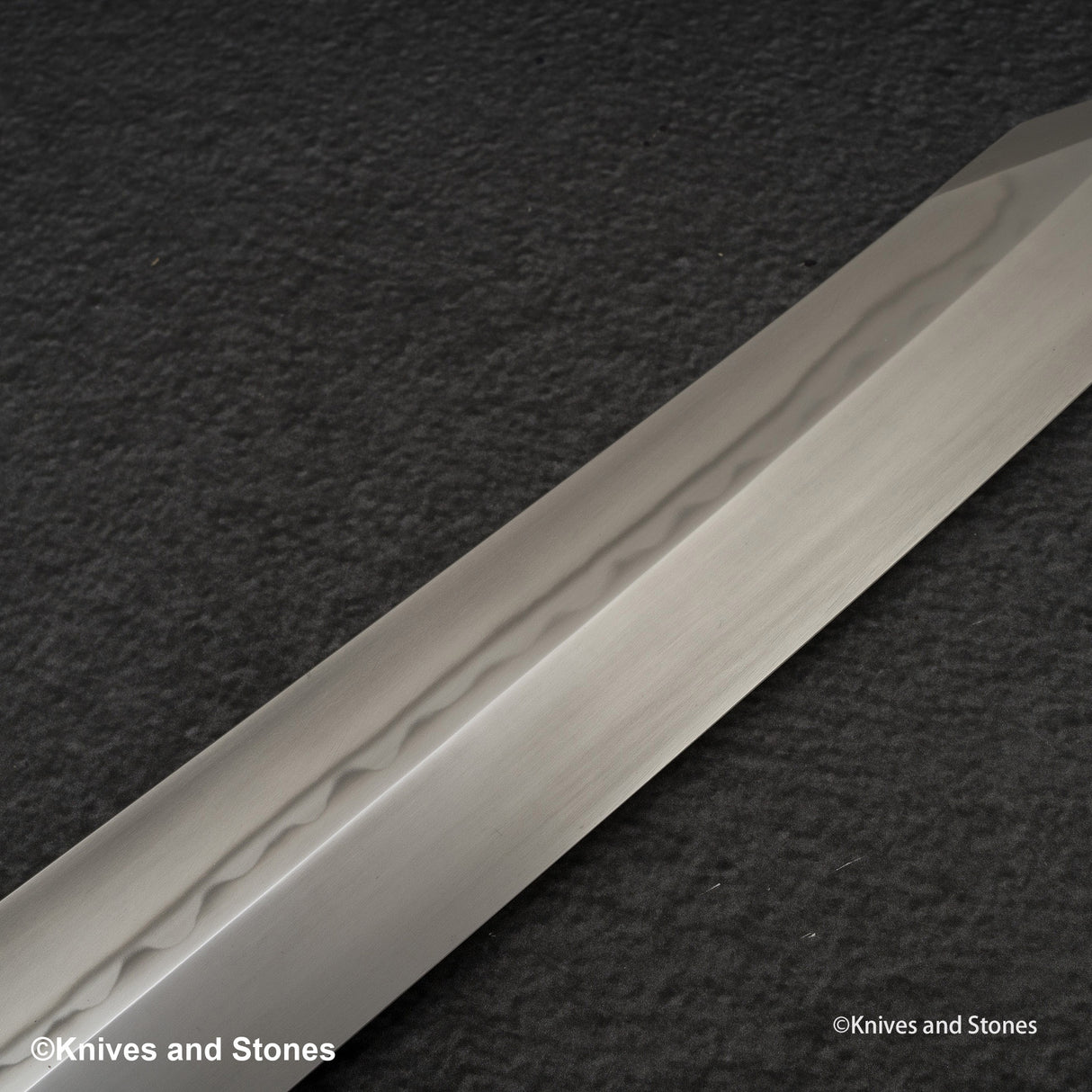 二唐刃物鍛造所 青二鋼 本焼 切付柳刃 300mm