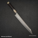 二唐刃物鍛造所 青二鋼 本焼 切付柳刃 300mm