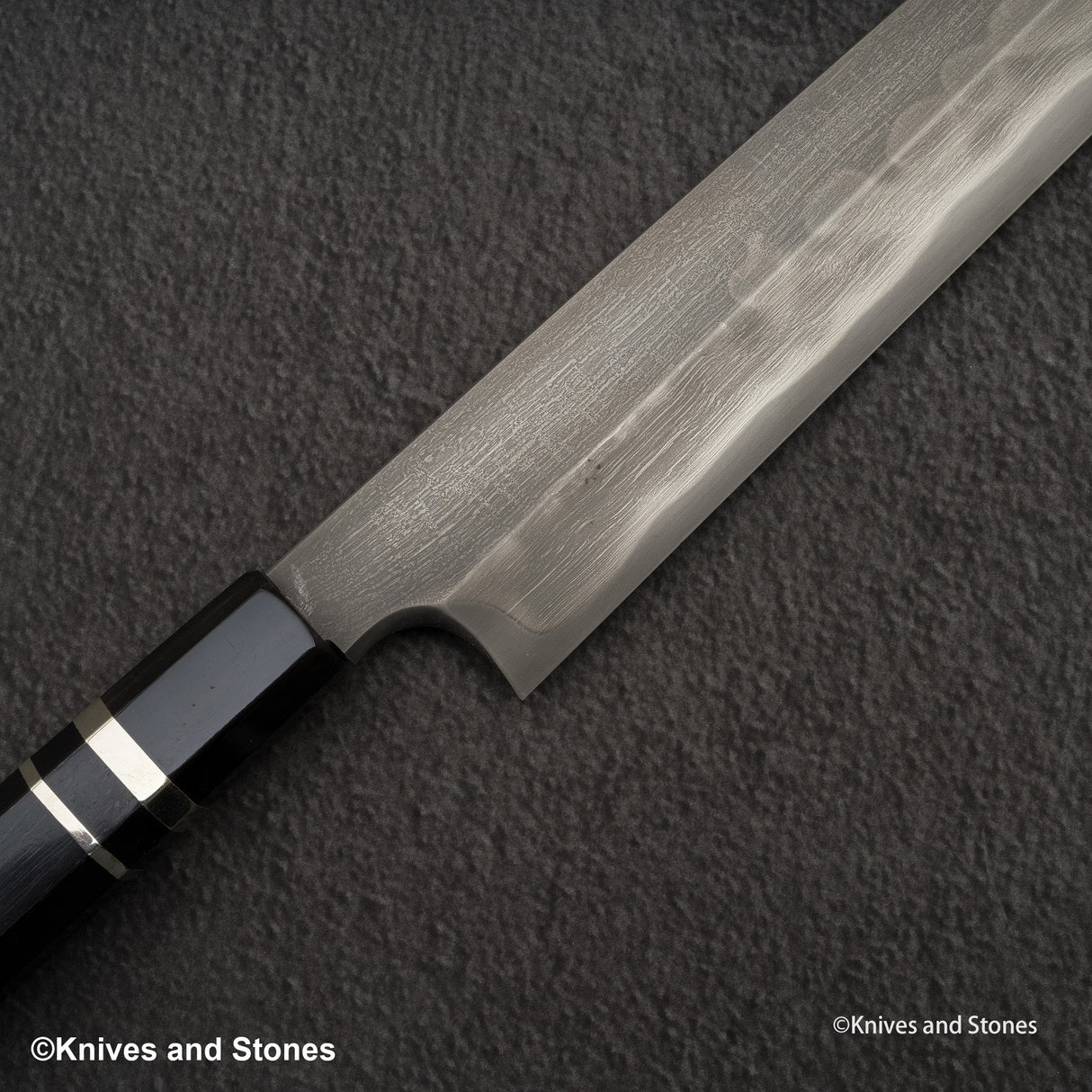 二唐刃物鍛造所 青二鋼 本焼 柳刃 330mm