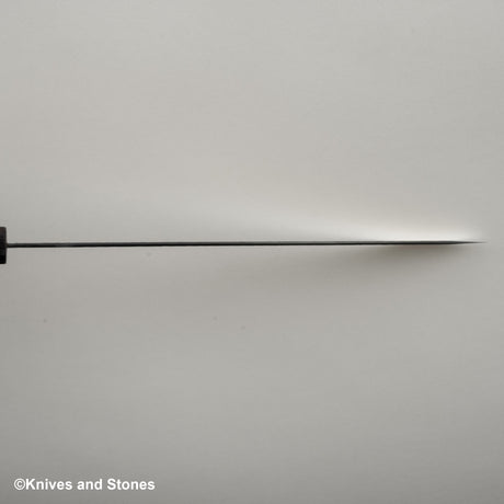 二唐刃物鍛造所 SG2 黒打ち 槌目 先丸筋引 270mm