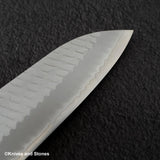二唐刃物鍛造所 SG2 槌目 マット 三徳 180mm