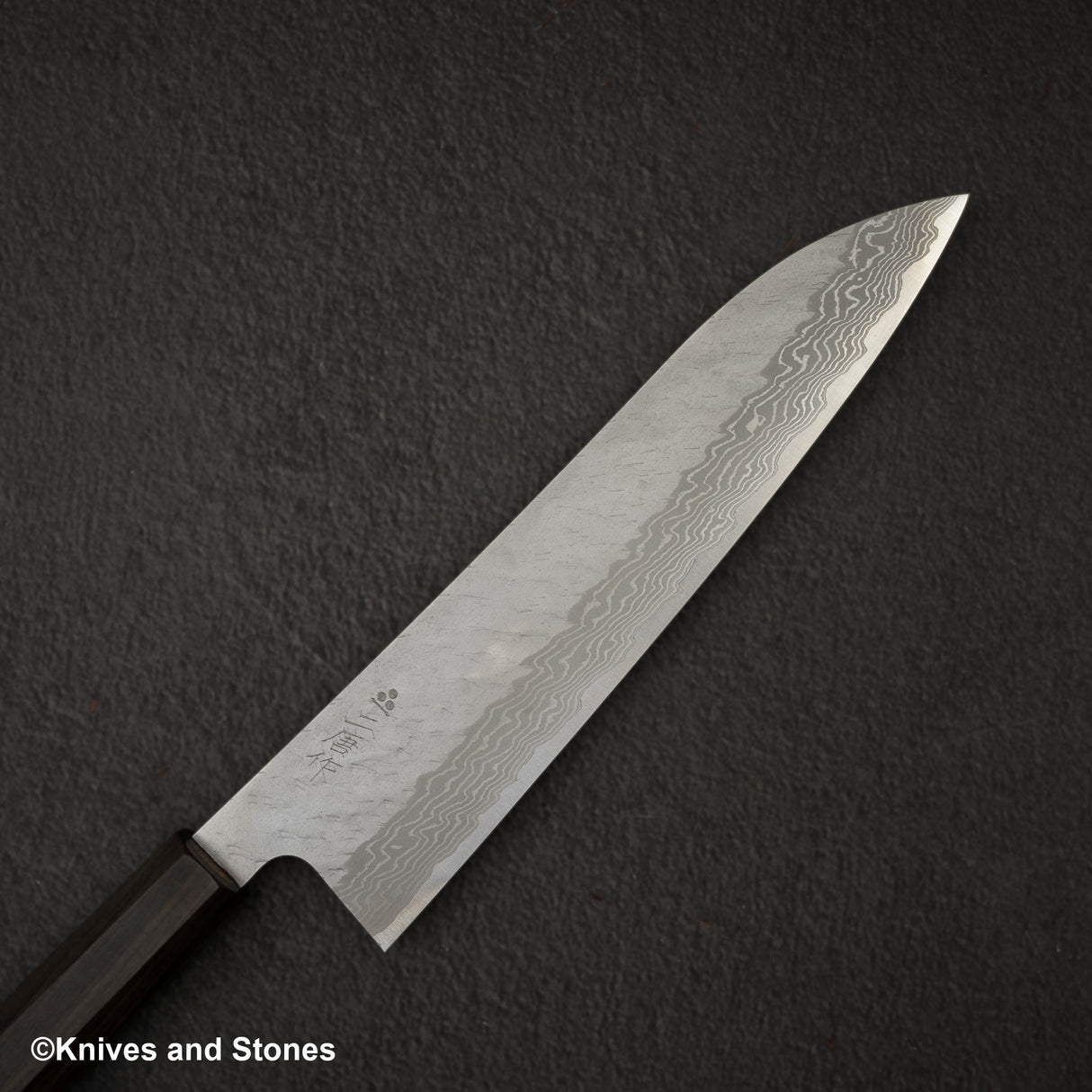 二唐刃物鍛造所 V金10号 ダマスカス 槌目 牛刀 240mm