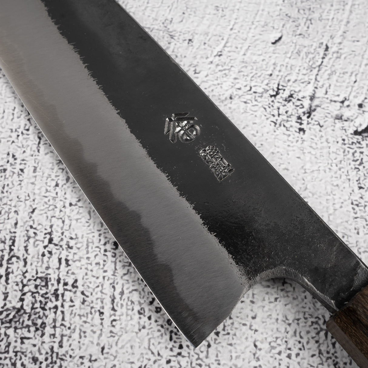 株式会社大塚刃物 黒打ち 青一鋼 文化 165mm チャカテハンドル