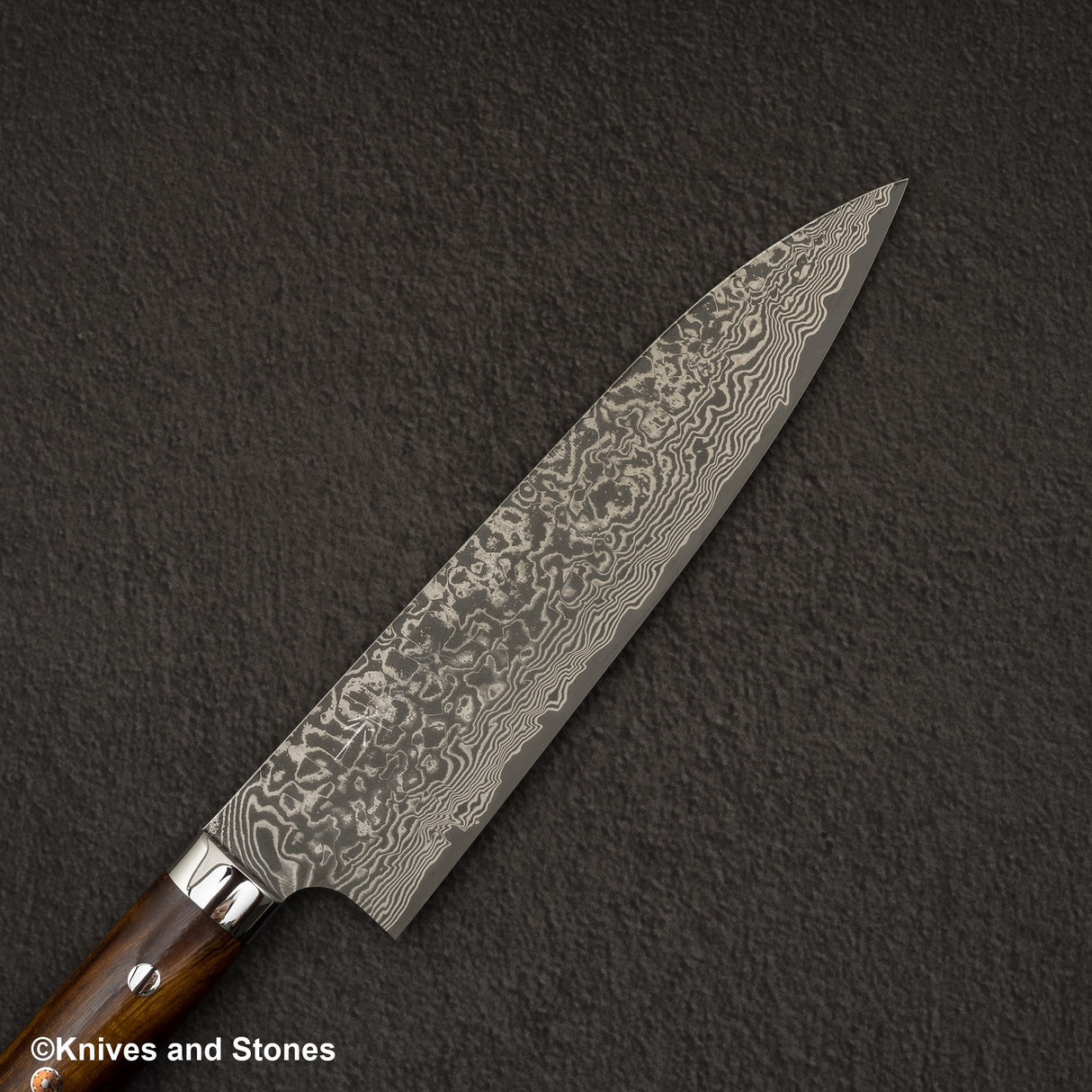 佐治打刃物 SG2 ブラックダマスカス 牛刀 210mm
