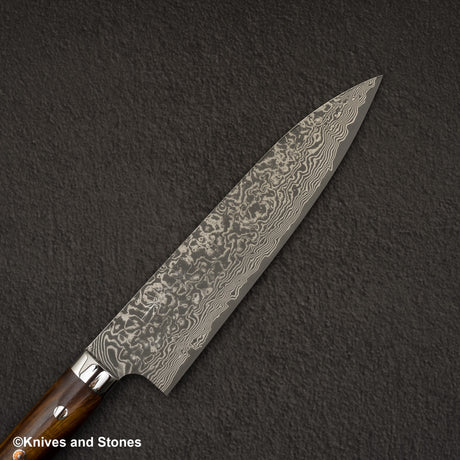 佐治打刃物 SG2 ブラックダマスカス 牛刀 210mm