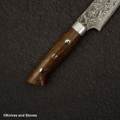 佐治打刃物 SG2 ブラックダマスカス ペティナイフ 130mm