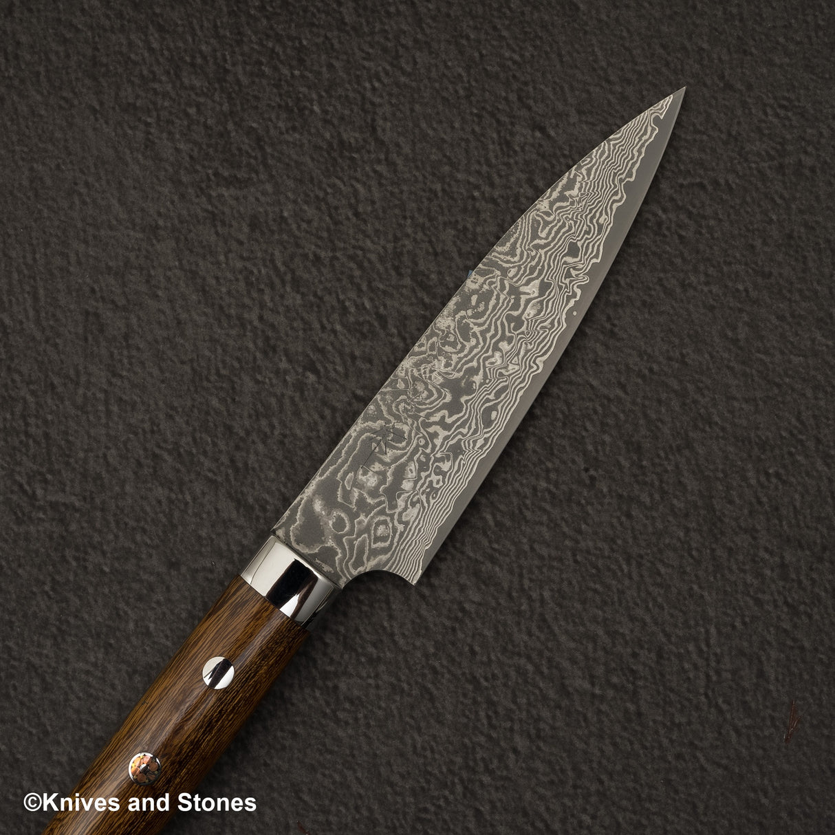 佐治打刃物 SG2 ブラックダマスカス ペティナイフ 130mm