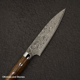 佐治打刃物 SG2 ブラックダマスカス ペティナイフ 130mm