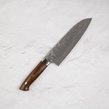 佐治打刃物 ブラックダマスカス スーパーゴールド2 三徳 180mm