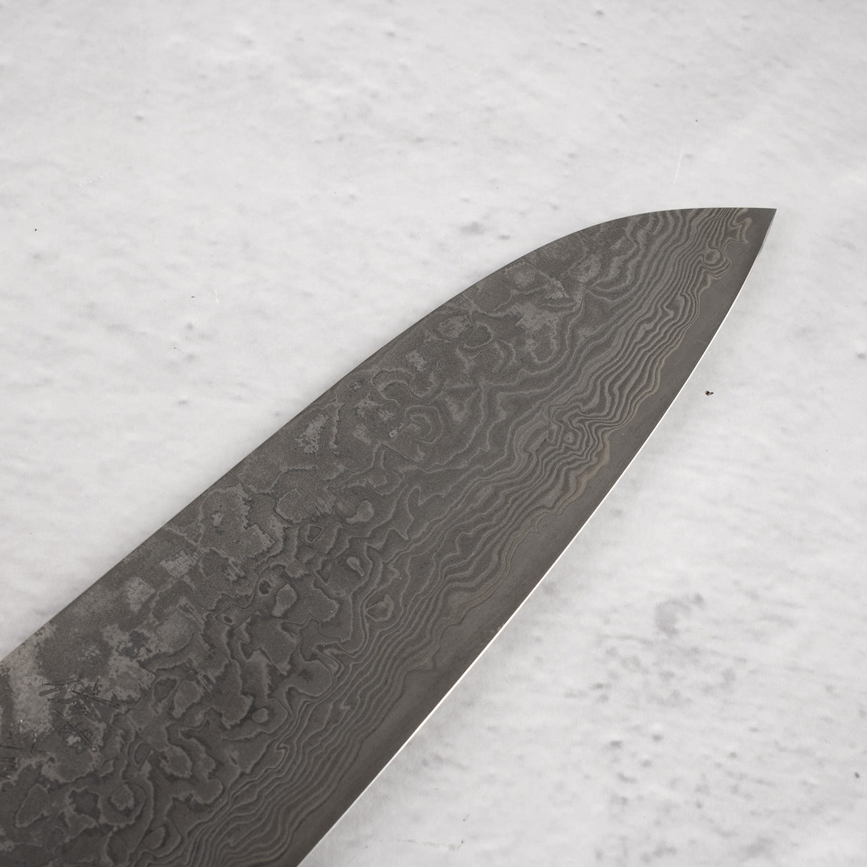 佐治打刃物 ブラックダマスカス スーパーゴールド2 三徳 180mm