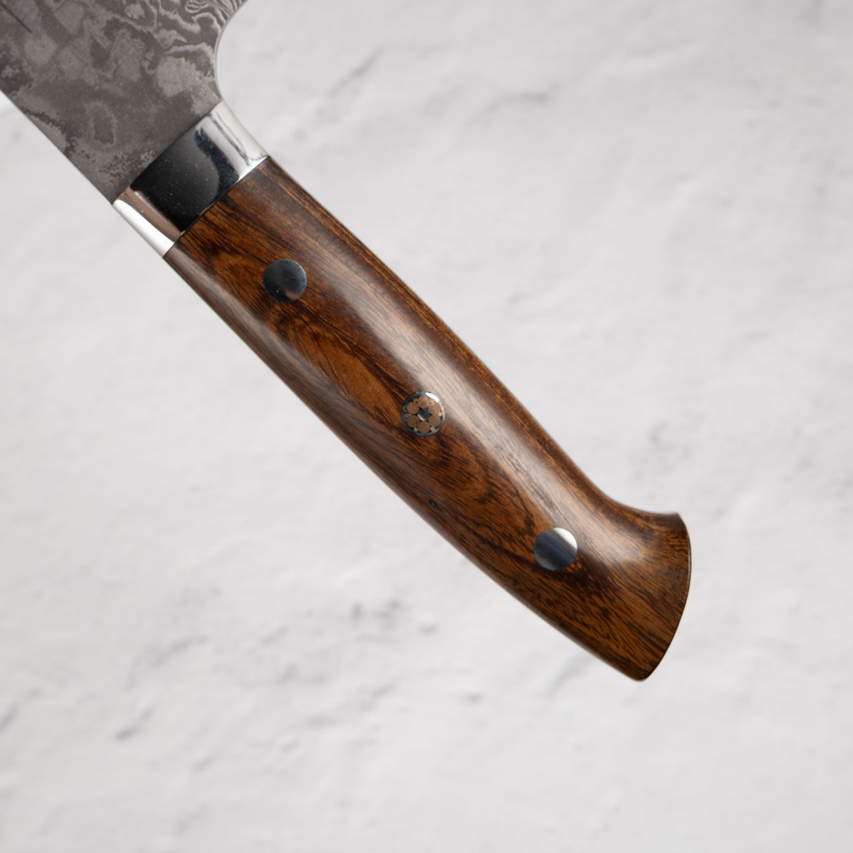 佐治打刃物 ブラックダマスカス スーパーゴールド2 三徳 180mm