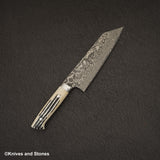 佐治打刃物 SG2 ブラックダマスカス 文化 180mm