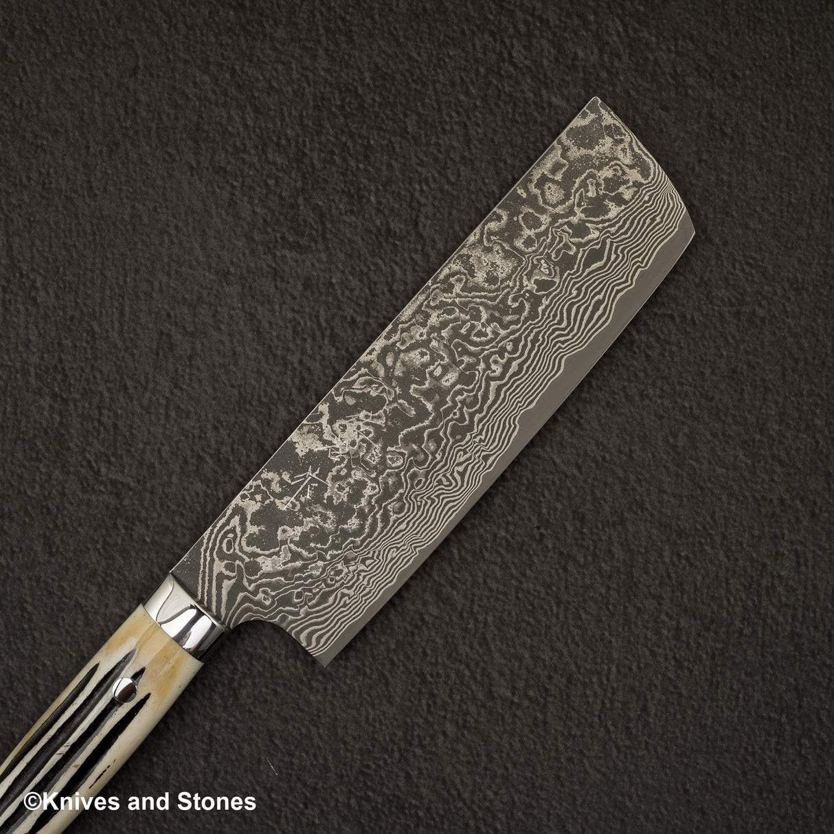 佐治打刃物 SG2 ブラックダマスカス 菜切 175mm