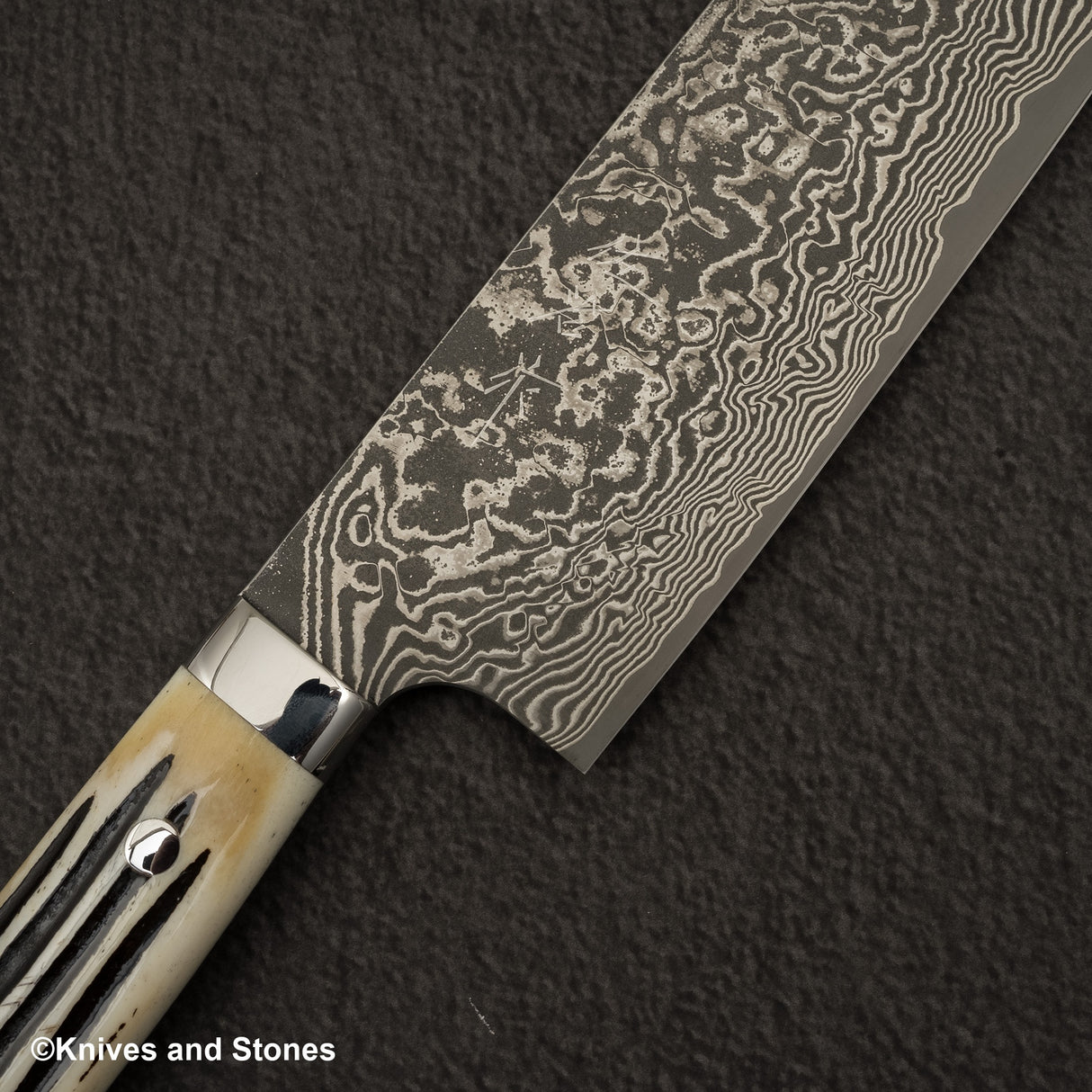 佐治打刃物 SG2 ブラックダマスカス 菜切 175mm