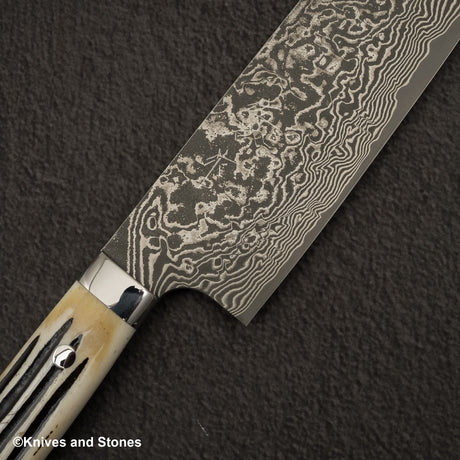 佐治打刃物 SG2 ブラックダマスカス 菜切 175mm