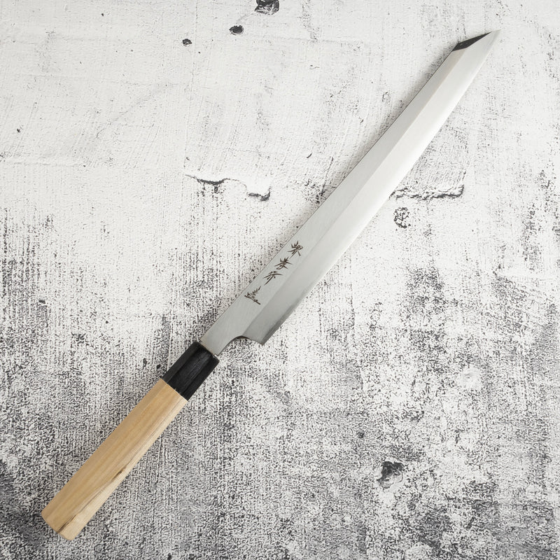 青木刃物製作所 銀三鋼 飛燕 切付柳刃 300mm