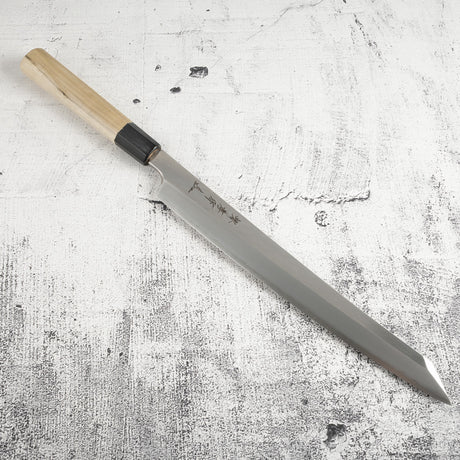 青木刃物製作所 銀三鋼 飛燕 切付柳刃 300mm
