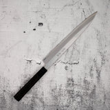 青木刃物製作所 銀三鋼 柳刃 270mm 左利き用 鞘付き