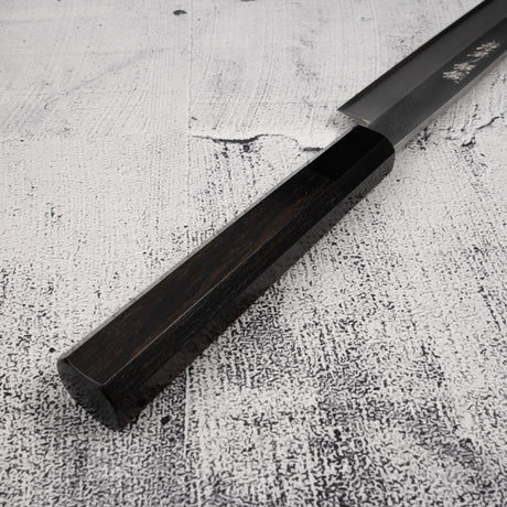 青木刃物製作所 銀三鋼 柳刃 270mm 左利き用 鞘付き