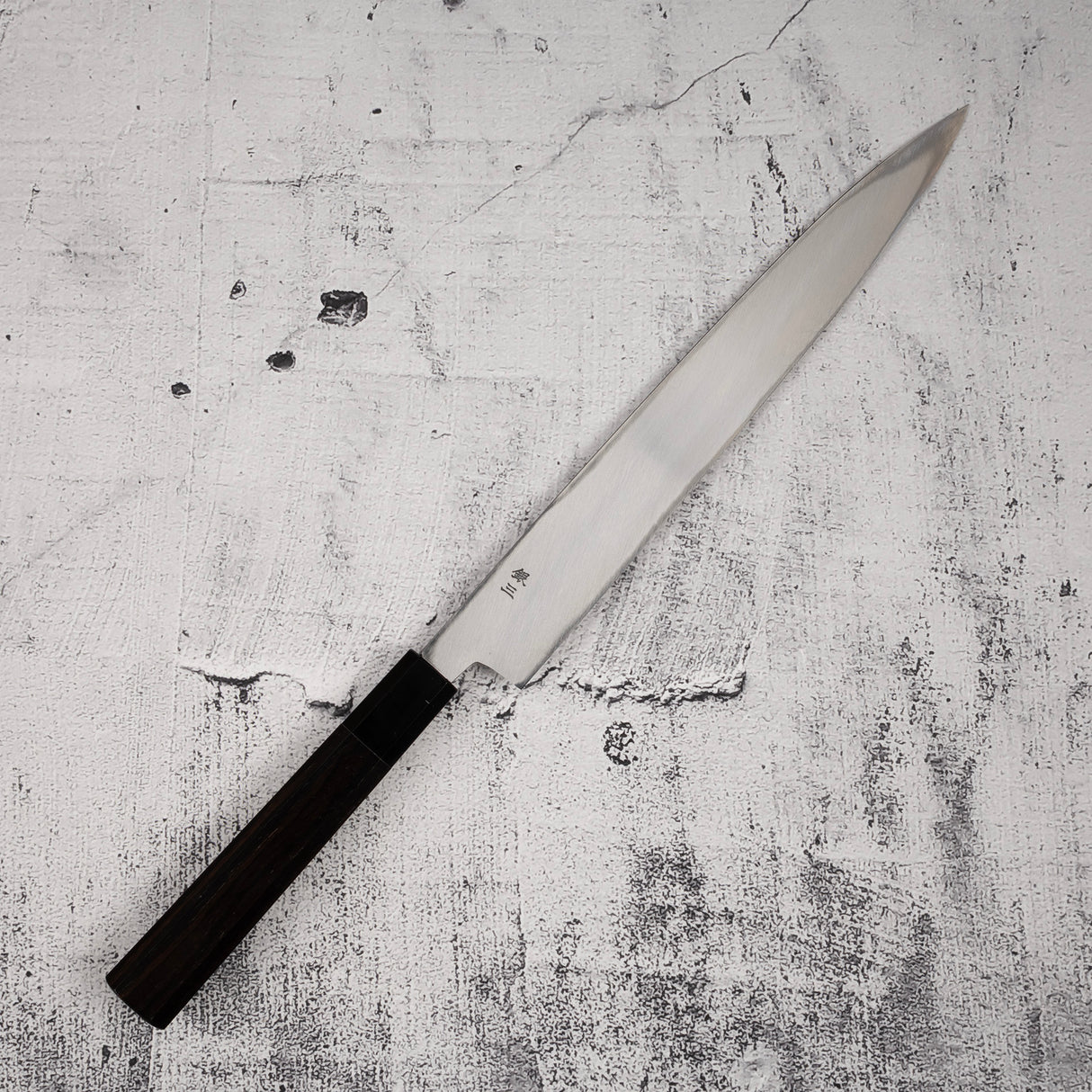 青木刃物製作所 銀三鋼 柳刃 270mm 左利き用 鞘付き